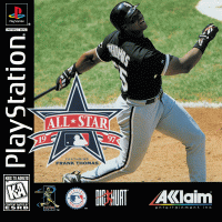 All-star Baseball 97 Playstation US box art
